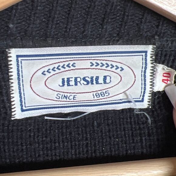 Jersild Brand Holiday Cardigan Button Front Long Sleeve Sweater Size 40 - Picture 3 of 7
